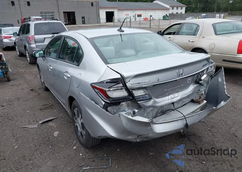 2015 Honda Civic Hybrid z USA, uszkodzony, nr VIN 19XFB4F28FE000980
